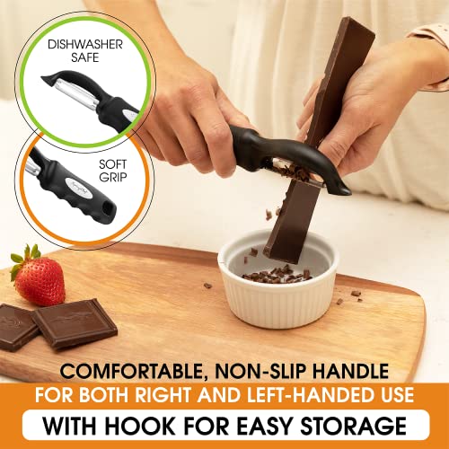Minimalist Spring Chef top-tier Swivel Vegetable Peeler, Soft Grip Essentials