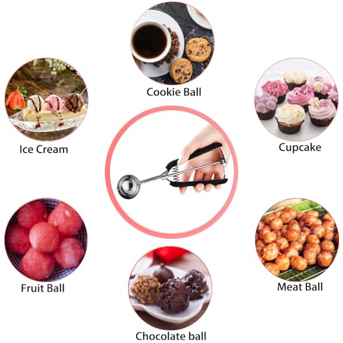 Minimalist HOMURE H Cookie Scoop 2 Tablespoon, Size for Daily Use