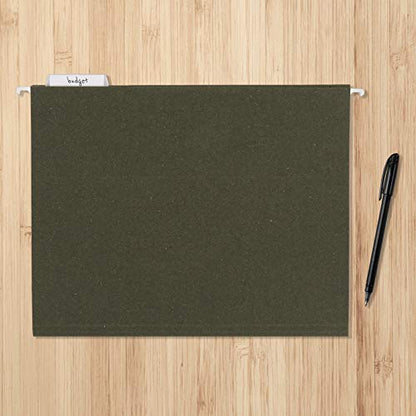 luxury Basics Hanging File Folders for Documents, Letter Size, Collection