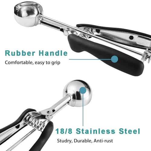 Minimalist HOMURE H Cookie Scoop 2 Tablespoon, Size for Daily Use