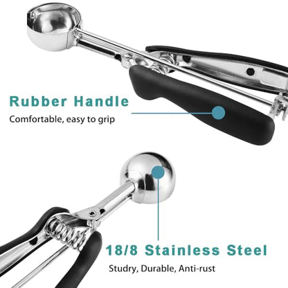 Minimalist HOMURE H Cookie Scoop 2 Tablespoon, Size for Daily Use