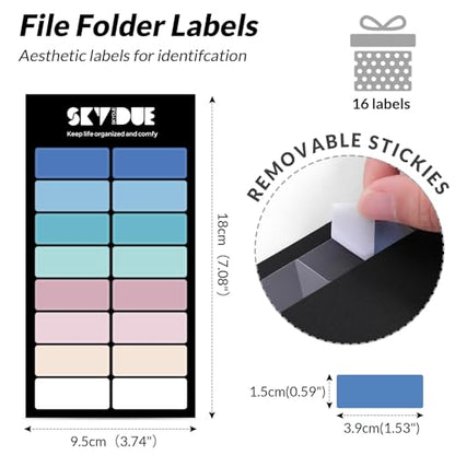 Minimalist SKYDUE Accordion File Organizer, Expanding File Folder Essentials