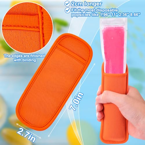 Minimalist AIERSA 8pcs Popsicle Holders and Ice Pop Essentials