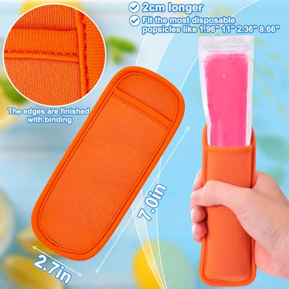 Minimalist AIERSA 8pcs Popsicle Holders and Ice Pop Essentials
